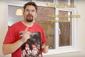 Single skin brick wall