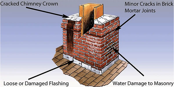 Chimney leaks